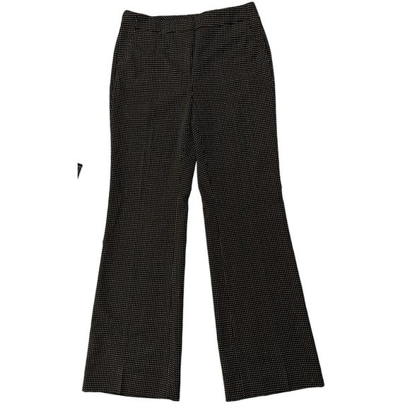 Chico's women's wide leg black trousers size 0 (4 Reg) white pattern, stretch, N - Picture 1 of 11
